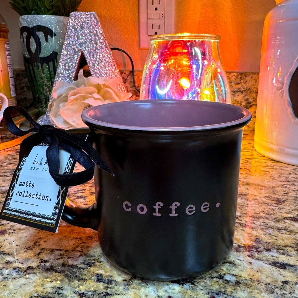 NWT Nicole Miller Matte Collection Coffee MUG